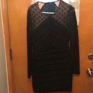 Feather bcbg dress